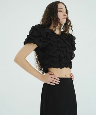 W FACE CLOUD PUFF SLEEVE TOPS 10122ー